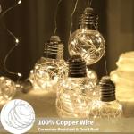 YOLIGHT 200 LED Curtain Fairy Lights with Remote