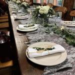 White Lace Table Runner Set for Weddings