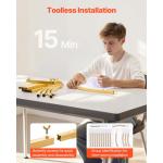 Uimoso Wedding Arch Backdrop Stand Set of 3 Metal 7.2ft 6.6ft 6ft Party Stand