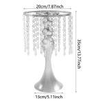 10PCS Flower Stands Crystal?Flower Stand 13.8" Height Flower Arrangement Stand