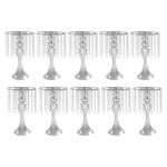 10PCS Flower Stands Crystal?Flower Stand 13.8" Height Flower Arrangement Stand