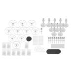 10PCS Flower Stands Crystal?Flower Stand 13.8" Height Flower Arrangement Stand