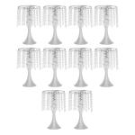 10PCS Flower Stands Crystal?Flower Stand 13.8" Height Flower Arrangement Stand