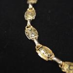 GOLD PLATED 3 SET OF JEWELRY NECKLACE RING & BRACELET SET