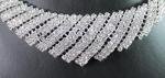 WOW CLEAR AUSTRIAN RHINESTONE CHOKER NECKLACE EARRINGS SET BRIDAL PROM N1349