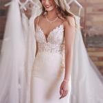 BriLove Wedding Bridal Jewelry for Women Cubic Zirconia Marquise Teardrop Leaf Cluster Y-Necklace Dangle Earrings Link Bracelet Set Clear Gold-Plated-Brass