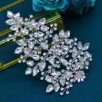 Mpoikba Wedding Hair Pieces for Brides, Rhinestone Bride Headpiece, Handmade Bridal Hair Accessories