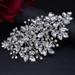 Mpoikba Wedding Hair Pieces for Brides, Rhinestone Bride Headpiece, Handmade Bridal Hair Accessories