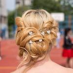 WILLBOND 18 Pcs Pearl Hair Pins Bridal Wedding Hair Accessories Crystal Bobby Pin for Brides Bridesmaids Flower Women Girls(Rose Gold)