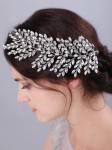 Gold Crystal Bridal Headpieces for Brides Silver Wedding Hair Accessories