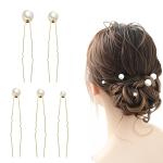 18 Piece Bridal Pearl Hair Pins Set,Elegant Wedding Hair Accessories for Women,P