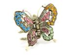 Metal hair claw rhinestones crystal elegant butterfly clip hair accessories B3