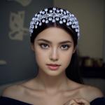 Wedding Headpieces for Women, Crystal Wedding Headband, Wedding Hair Accessories