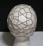 Rhinestone Mesh Headpiece Wedding Head Chain Cap Luxury Hair Accessory Crystal