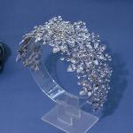 WONRLUA Wedding Headpiece for Bride, Bridal Headband Rhinestone Wedding Hair Accessories