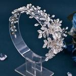 DIMNIE Bridal Headwear with Hair Comb - Wedding Headband for Brides