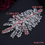 Mpoikba Bridal Hair Accessories, Wedding Hair Pieces for Brides, Rhinestone Bride Headband(Silver)