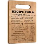 Wedding Gift for Couple 2025, Bridal Shower Gifts for Bride and Groom Engagement, Happy Marriage Cutting Board, Gifts for Wedding Shower, Newlywed Mr and Mrs Gifts Bride to Be Gifts