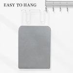 ZOES HOMEWARE Tabletop Ironing Board,Portable Iron Board with Iron Rest, Foldable Small Ironing Board with Heat Resistant Cover and 100% Cotton Pad, 31.5"x11.8"x7", Grey