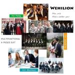 Mrbuerly Prom Suit for Men 3 Pieces, Slim Fit Beige Wedding Party Mens Suits Blazer Vest Pants Tie Groomsmen Tuxedos Notched Lapel-L4236