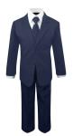 Formal Kids Toddler Boys Suit 5 pieces Set with Vest and Tie Choice of Colors 