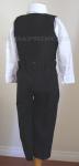 NEW BOY (Sz 2/3/4/5/6/7) FORMAL 5 PCS SUIT SET BLACK, Wedding/Party/Recital