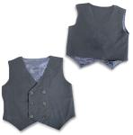 YALLET Toddler Boy Suit Wedding Outfits w/ Bowtie, Corsage, & Suspenders - 2-3T