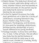 Baby Boy Clothes Suits Infant Gentleman Wedding / Formal Outfit Sz 6-12 Months