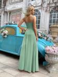 VOUIAO Women's 2026 Spring Formal Evening Gown Elegant Long Prom Dress Wedding Guest Party Cocktail Bridesmaid Maxi Dress Light Green M