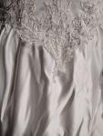 Jasmine Classic Wedding White  Dress Gown Elegant Train Long Sleeve sZ M