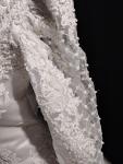 Jasmine Classic Wedding White  Dress Gown Elegant Train Long Sleeve sZ M