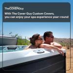The Cover Guy Premium Hot Tub Cover | Custom Made Replacement Spa Cover | Energy-Saving Hot Tub Covers Built for All Climates | 6, 5, or 4 inch Taper