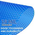 BigXwell Hot Tub Cover Spa Cover, 16-mil 6 x 6 Foot Square Solar Pool Cover Heavy-Duty Heat Retaining Solar Blanket Cover for Spa Hot Tub