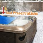 BigXwell Hot Tub Cover Spa Cover, 16-mil 6 x 6 Foot Square Solar Pool Cover Heavy-Duty Heat Retaining Solar Blanket Cover for Spa Hot Tub