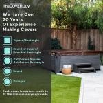 The Cover Guy Premium Hot Tub Cover | Custom Made Replacement Spa Cover | Energy-Saving Hot Tub Covers Built for All Climates | 6, 5, or 4 inch Taper