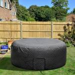 Tlswshsy 71'' x 27'' Insulated Inflatable Hot Tub Thermal Cover, Energy Efficient Hot Tub Cover with Zipper Door, Inflatable Hot Tubs Full Coverage for Keeping Warm Extra Insulation and Dustproof