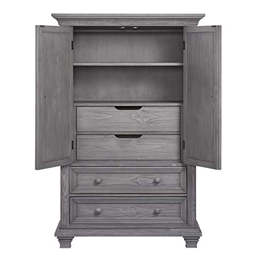 Oxford Baby Westport Armoire, Dusk Gray