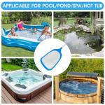 Hot Tub Skimmer Net with 12" Aluminum Pole