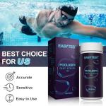 7-Way Pool Test Strips for Accurate Water Testing