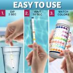 7-Way Pool Test Strips for Accurate Water Testing