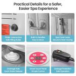 Inflatable Hot Tub for 4-6 People with Jets