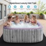 Inflatable Hot Tub for 4-6 People with Jets