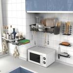 7-Pack Adhesive Shower Caddy Organizer with Hooks