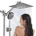 8” Rain Shower Head with Handheld Spray Combo