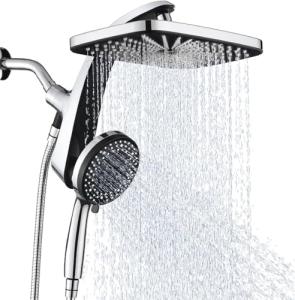 High Pressure Rain Shower Head with Handheld Spray