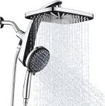 High Pressure Rain Shower Head with Handheld Spray