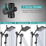 Tudoccy 8'' High Pressure Rainfall Shower Head Combo