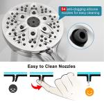 High Pressure 6-Setting Handheld Shower Head
