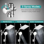 8 Inch High Pressure Rainfall Shower Head Combo