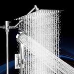 Rainfall Shower Head with Handheld Spray Combo